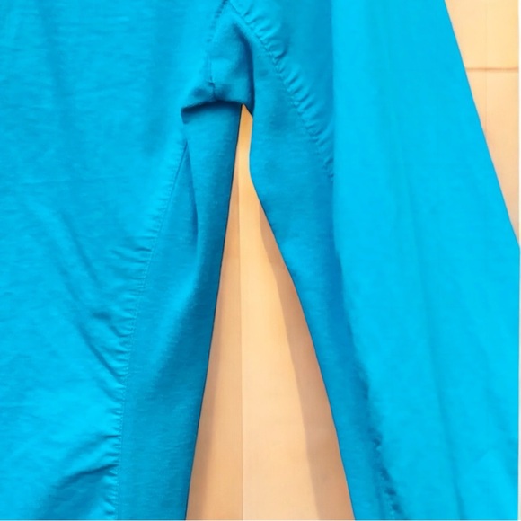 Sharagano Turquoise Shirt Tunic Dress Medium - Picture 9 of 13